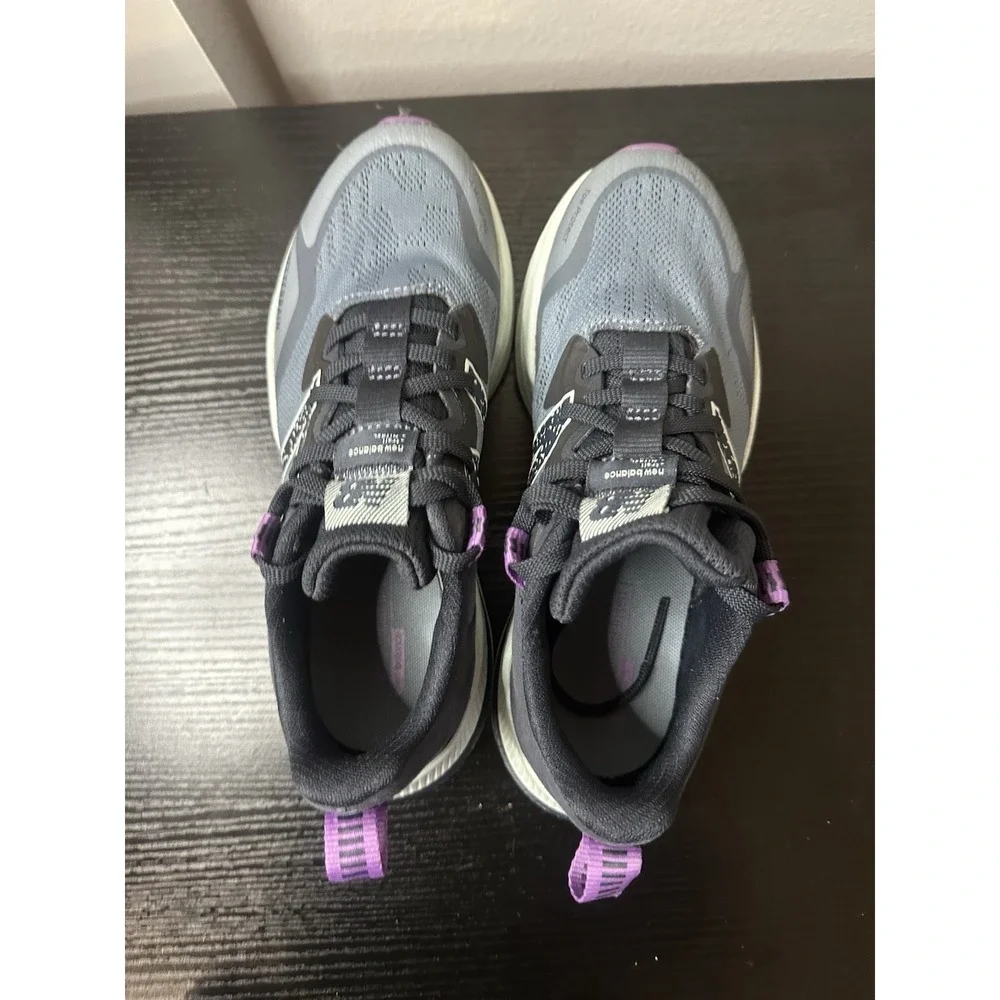 New Balance Dynasoft All Terrain Navy Purple Women's Trail Running Shoes Sz 7 B